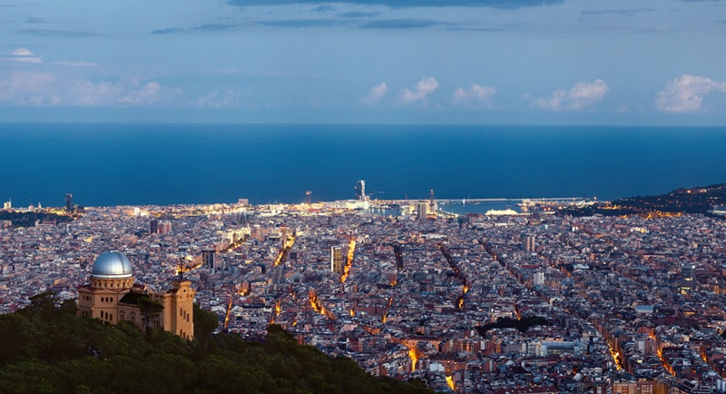 La ciudad de Barcelona.
